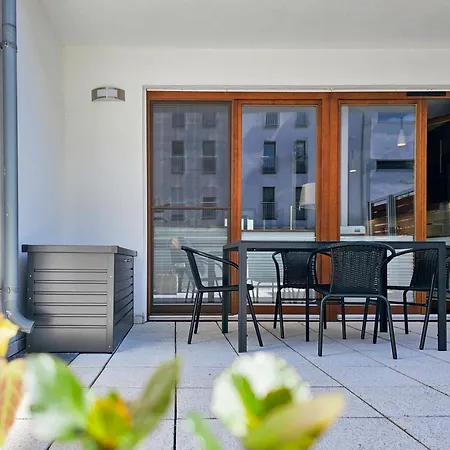 Visit Baltic - Platan Z 2 Sypialniami, Salonem I Tarasem Wo01 Apartman Swinoujscie